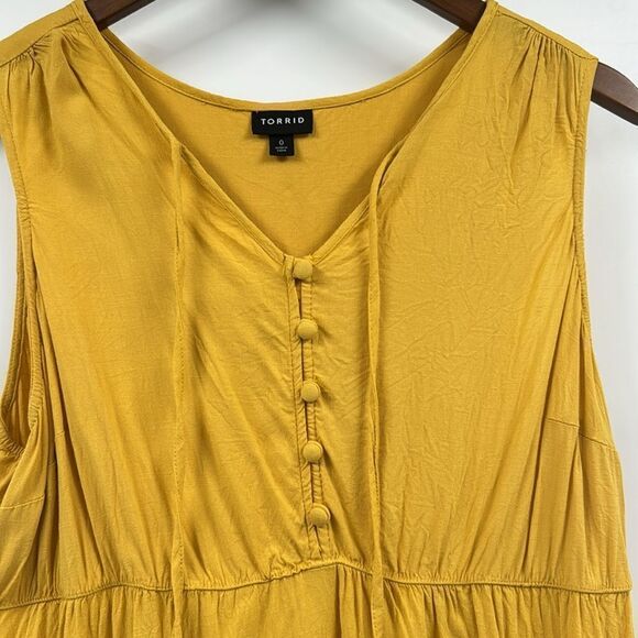 Torrid Yellow Tank Top 0 - Picture 5 of 10